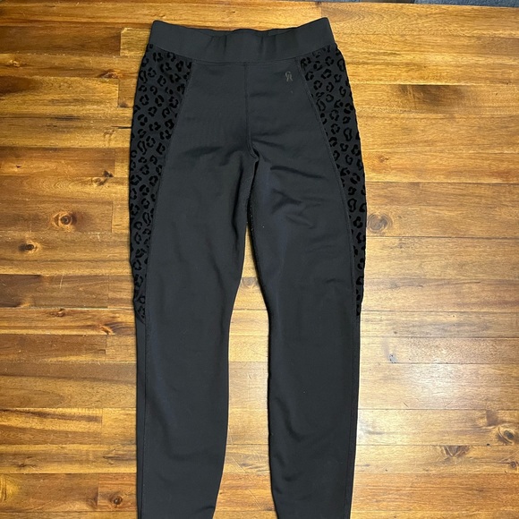 Good American Black Leopard Illusion Shapewear Leggings 2 - Picture 4 of 8